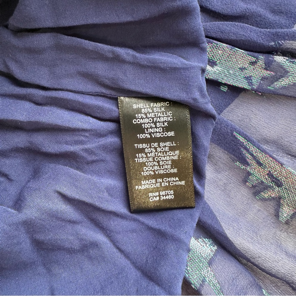 Rebecca Taylor Metallic Star Clip Dress - Picture 12 of 14